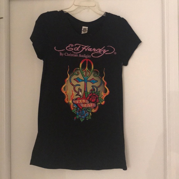 Ed Hardy by Christian Audigier T-shirt. - Picture 1 of 2